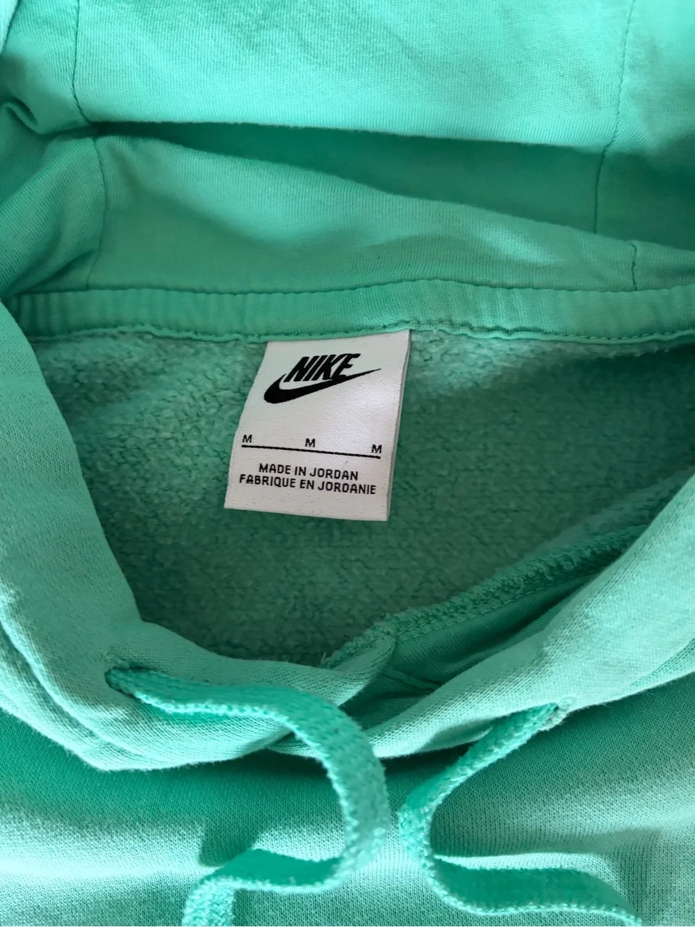 Nike Seafoam Green Hooded Sweatshirt